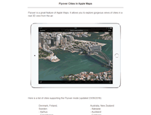 Tablet Screenshot of flyovercities.com